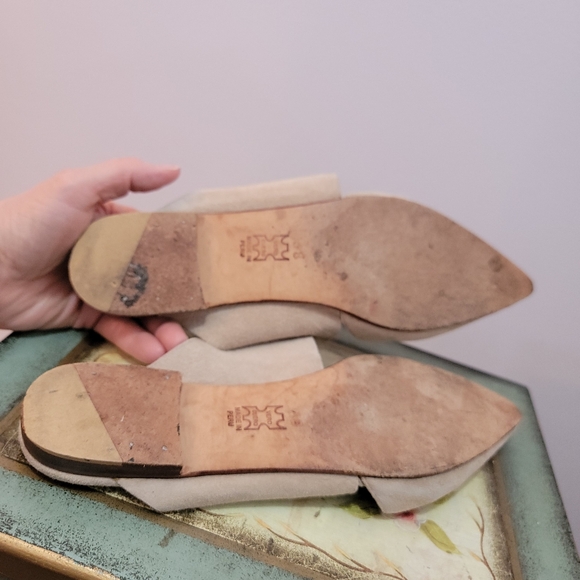 Ulla Johnson Suede Bow Flats Size 7 - Picture 7 of 9
